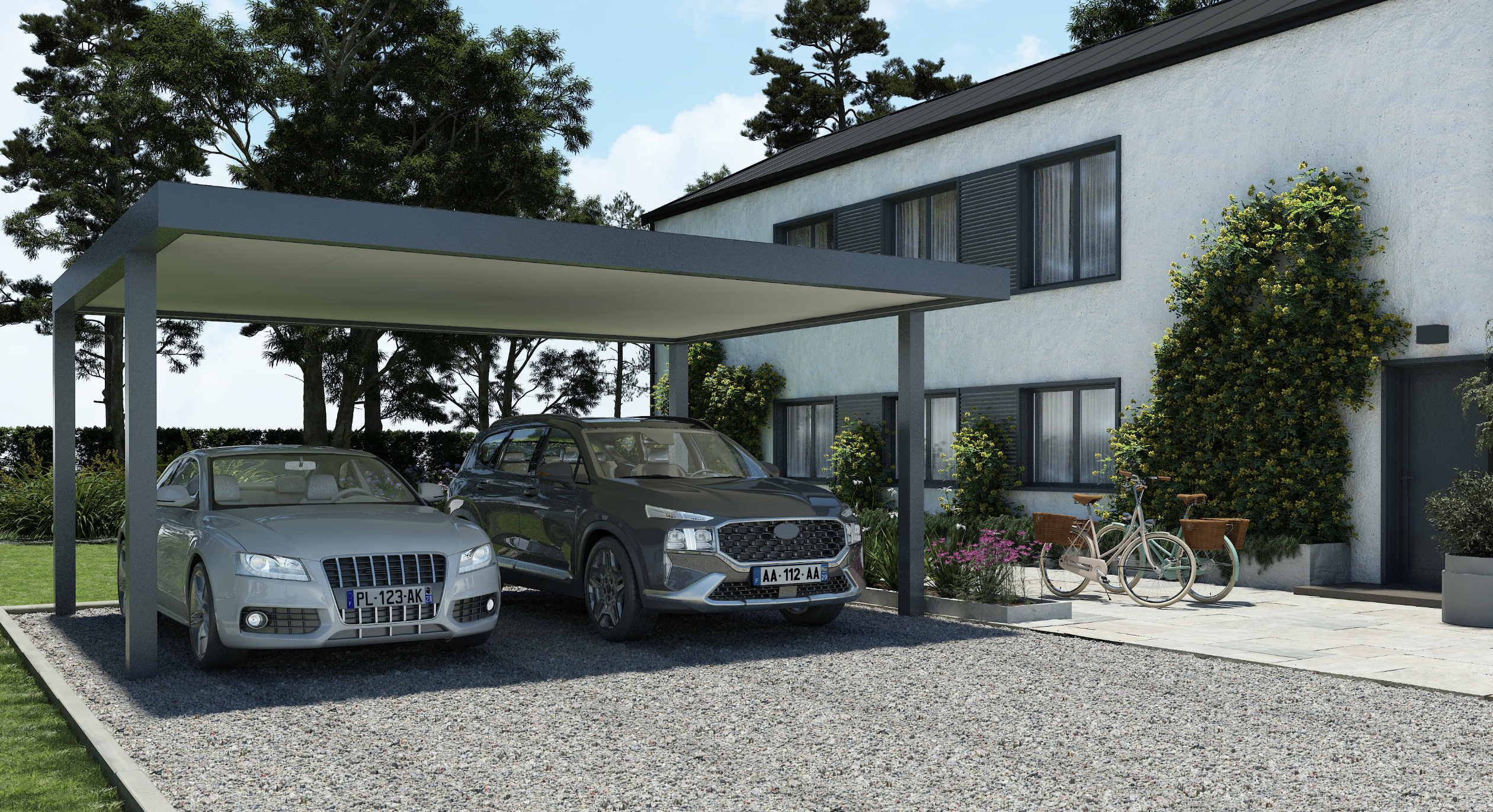 Porches para jardin toledo