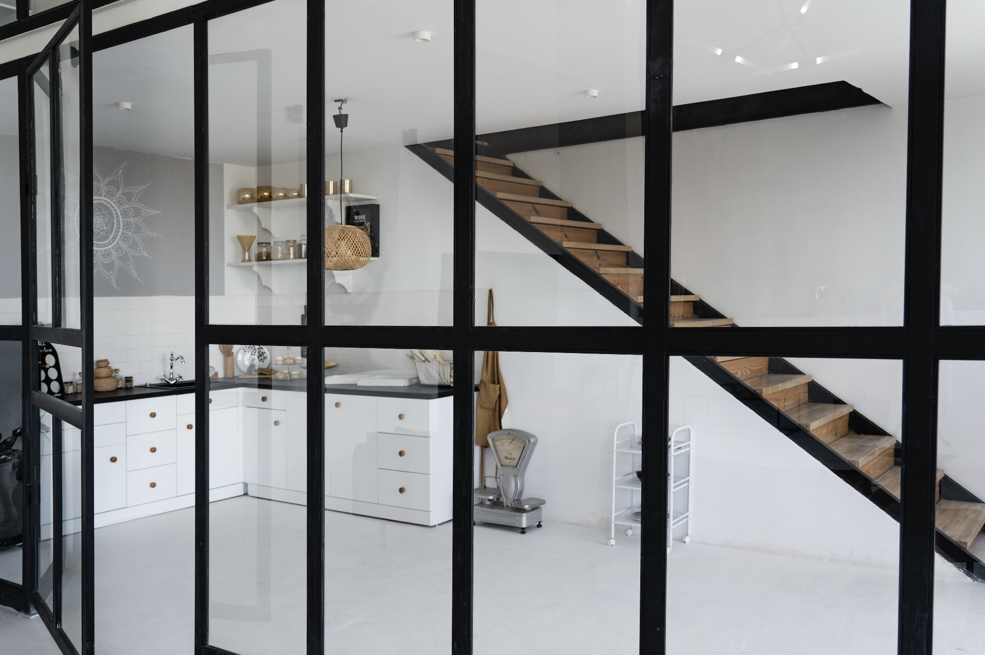 Separaciones de hierro y cristal