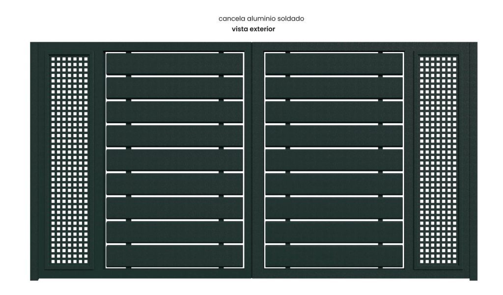 Puerta exterior y Cancela Aranjuez Grupo Marver