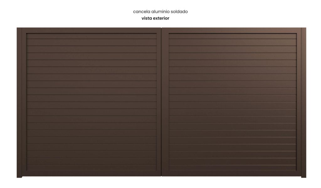 Puerta exterior y Cancela Batres Grupo Marver