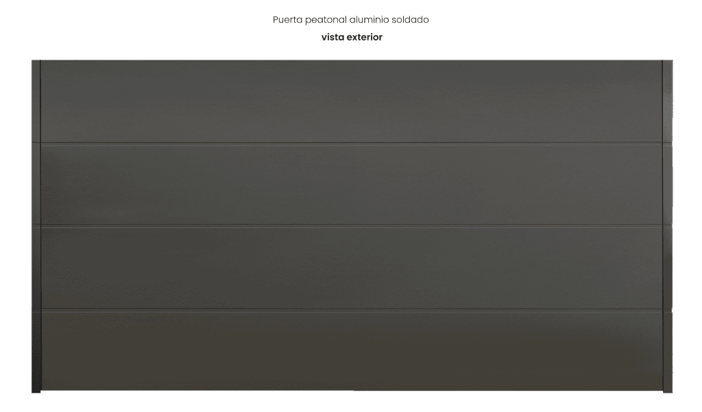 Puerta exterior y Cancela Black Line Grupo Marver