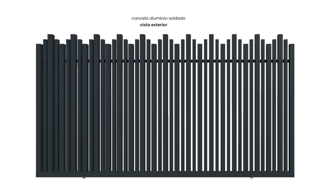 Puerta exterior y Cancela chicago Grupo Marver
