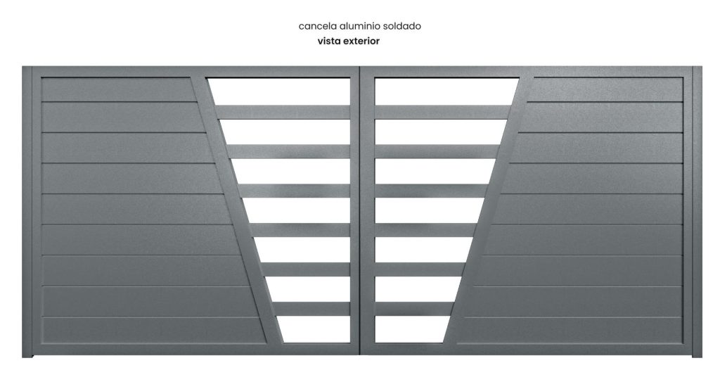 Puerta exterior y Cancela Madrid Grupo Marver