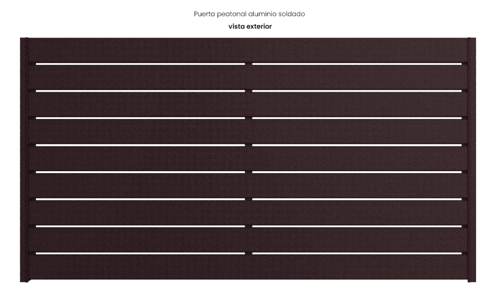 Puerta exterior y Cancela Mykonos Grupo Marver