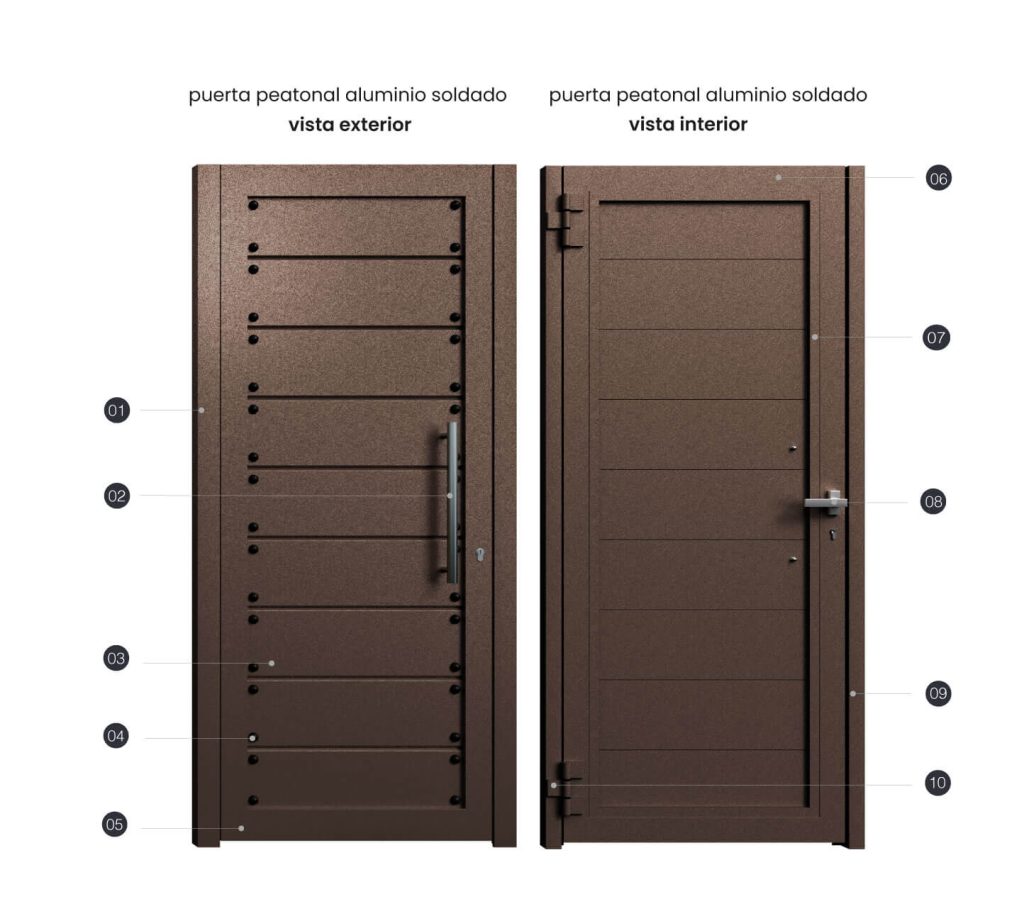 Puerta de exterior peatonal Navalcarnero