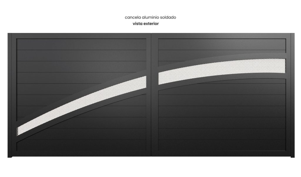 Puerta exterior y Cancela paris Grupo Marver