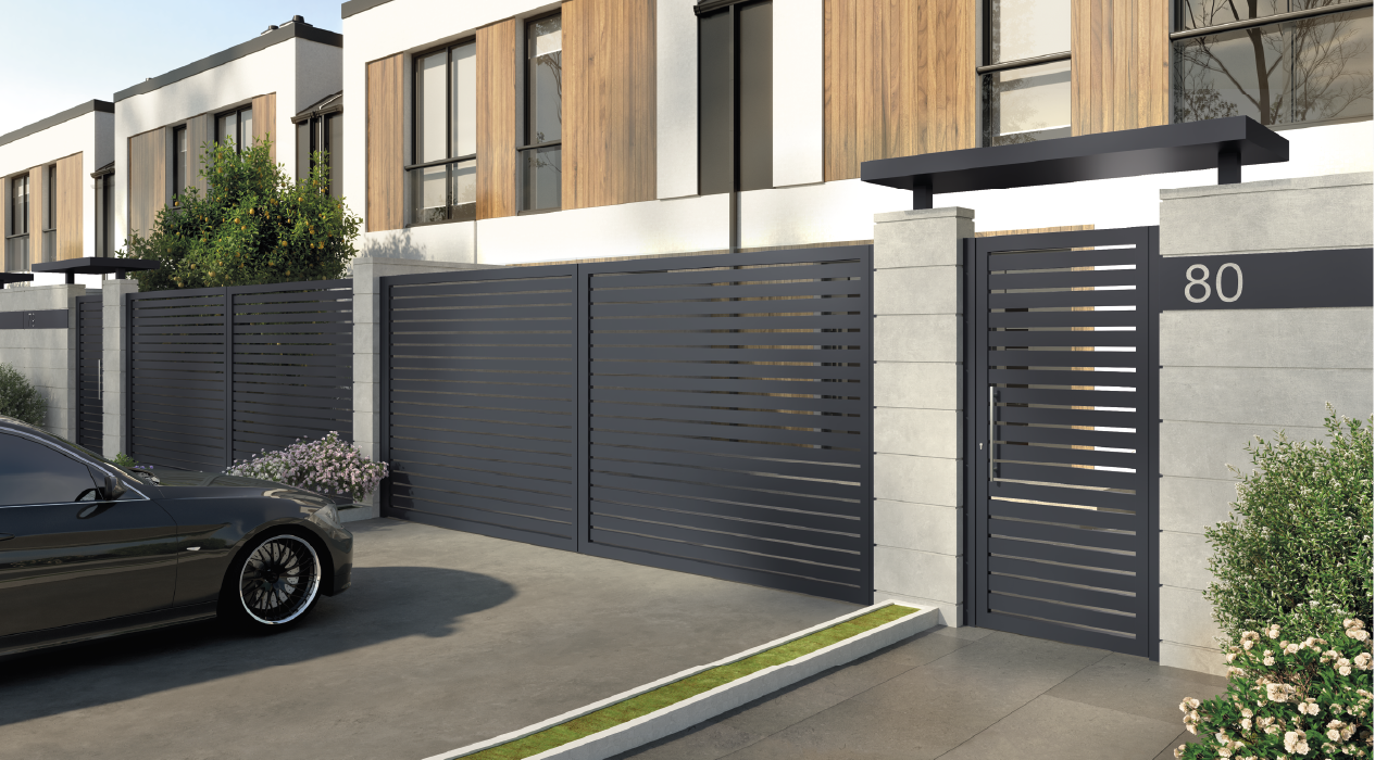 Conjunto puerta de exterior y cancela San Francisco Grupo Marver