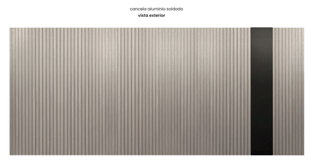 Puerta exterior y Cancela Santa Barbara Grupo Marver