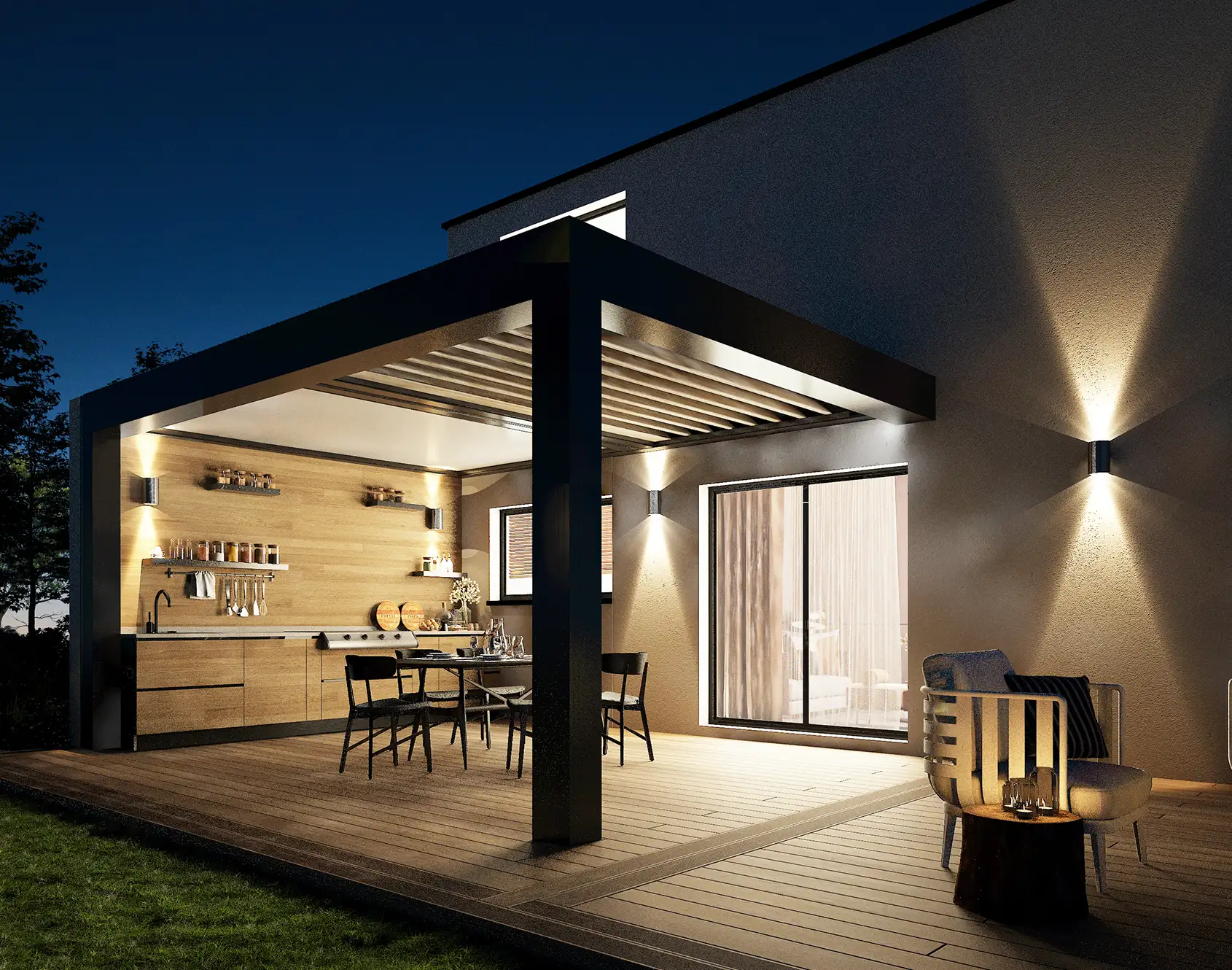 Pérgola bioclimática