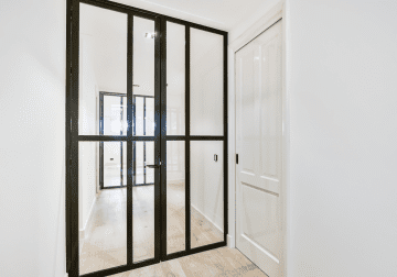 Separaciones de hierro y cristal