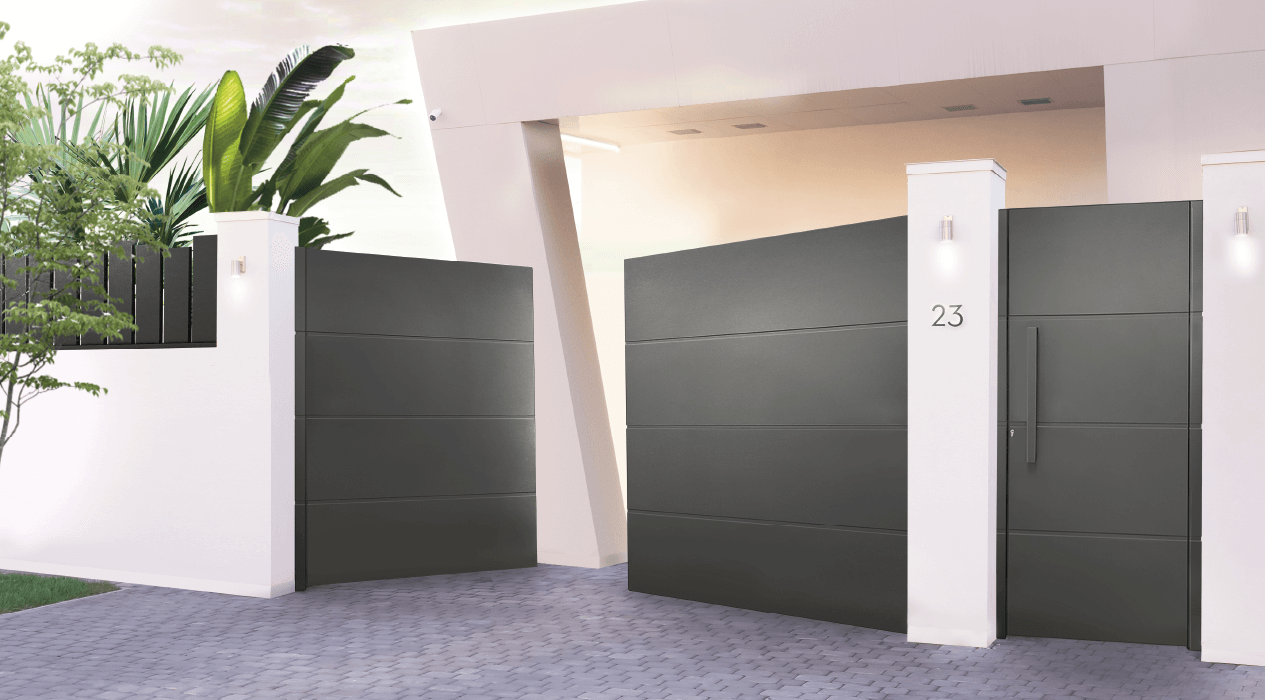 Puerta de exterior Black Line