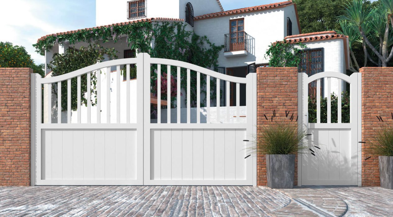 Conjunto puerta de exterior y cancela san sheffiled Grupo Marver